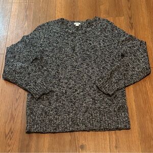 Women’s LLbean Cotton Ragg Sweater Soft Cozy Size Large